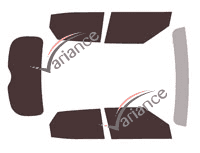 Chevrolet Trailblazer (3) 5-door tinted film kit (since 2020) Chevrolet Trailblazer (3) 5-door tinted film kit (since 2020)