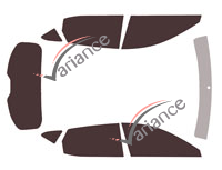 Cupra Formentor (1) 5-door tinted film kit (from 2021) Cupra Formentor (1) 5-door tinted film kit (from 2021)