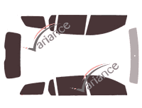 Kit film teinté Renault Logan (2) MCV Break 5 portes (2013 - 2020)