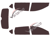 Kit pellicola colorata Dongfeng MX5 5 porte (2016 - 2017) Kit pellicola colorata Dongfeng MX5 5 porte (2016 - 2017)