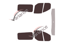 Kit de láminas tintadas Ford Custom Transit (1) furgoneta 5/6 puertas (2014 - 2023) Kit de láminas tintadas Ford Custom Transit (1) furgoneta 5/6 puertas (2014 - 2023)