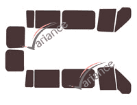 Ford Transit (4) Short 6-door tinted film kit (2000 - 2013) Ford Transit (4) Short 6-door tinted film kit (2000 - 2013)