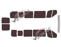 Ford Transit (5) 250-350 5-door tinted film kit (since 2015) Ford Transit (5) 250-350 5-door tinted film kit (since 2015)