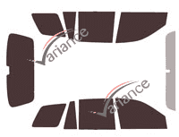 Hyundai Santa Fe (1) 5-door (2000 - 2006) tinted film kit Hyundai Santa Fe (1) 5-door (2000 - 2006) tinted film kit