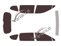 Tinted film kit Hyundai Santa Fe (4) 5-door hatchback (2018 - 2024) Tinted film kit Hyundai Santa Fe (4) 5-door hatchback (2018 - 2024)