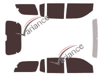 Isuzu Ascender Ext 5-door tinted film kit (2003 - 2009) Isuzu Ascender Ext 5-door tinted film kit (2003 - 2009)