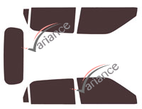 Tinted film kit Kandi K27 (1) 5-door (since 2020) Tinted film kit Kandi K27 (1) 5-door (since 2020)