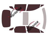 Tinted film kit Lexus RX (5) 5 doors (since 2023)
