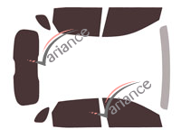 Tinted film kit MG EHS (1) 5-door (2018 - 2024) Tinted film kit MG EHS (1) 5-door (2018 - 2024)