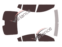 Mazda tinted film kit 6 (3) Sedan 4 doors (2012 - 2018) Mazda tinted film kit 6 (3) Sedan 4 doors (2012 - 2018)