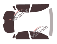 Mazda CX-30 (1) 5-door (since 2020) tinted film kit Mazda CX-30 (1) 5-door (since 2020) tinted film kit