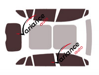 Mercedes-Benz EQS (1) 5-door tinted film kit (since 2022) Mercedes-Benz EQS (1) 5-door tinted film kit (since 2022)