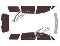 Tinted film kit Mitsubishi Grandis (1) 5-door (2003 - 2011) Tinted film kit Mitsubishi Grandis (1) 5-door (2003 - 2011)