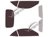 Tinted Film Kit Porsche 911 (8) Cabriolet 2 doors (since 2020) Tinted Film Kit Porsche 911 (8) Cabriolet 2 doors (since 2020)