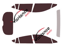 Subaru Crosstrek (1) 5-door tinted film kit (since 2022)