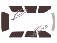 Subaru Loyale Wagon 5-door Tinted Film Kit (1989 - 1994) Subaru Loyale Wagon 5-door Tinted Film Kit (1989 - 1994)