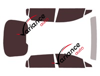 Toyota bZ4X (1) 5-door (since 2022) tinted film kit Toyota bZ4X (1) 5-door (since 2022) tinted film kit