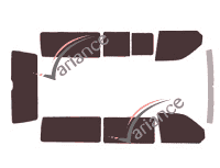 Tinted film kit Volkswagen Transporter T6 (6) Long 4-door (since 2015) Tinted film kit Volkswagen Transporter T6 (6) Long 4-door (since 2015)