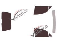 Tinted film kit Volkswagen Caddy (3) Utility 4/5 doors (2004 - 2016) Tinted film kit Volkswagen Caddy (3) Utility 4/5 doors (2004 - 2016)