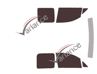 Tinted film kit Volkswagen Caddy (4) Utility 4/5/6 doors (2016 - 2020) Tinted film kit Volkswagen Caddy (4) Utility 4/5/6 doors (2016 - 2020)