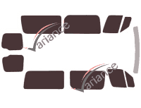 Tönungsfolienkit Volkswagen Crafter (1) Mittelklasse 5-Türer (2006 - 2017) Tönungsfolienkit Volkswagen Crafter (1) Mittelklasse 5-Türer (2006 - 2017)