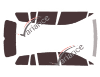 Volkswagen Golf (7) Estate 5-door tinted film kit (2014 - 2021) Volkswagen Golf (7) Estate 5-door tinted film kit (2014 - 2021)