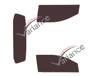 Volkswagen Saveiro Pick Up 2 door tinted film kit (2009 - 2017) Volkswagen Saveiro Pick Up 2 door tinted film kit (2009 - 2017)