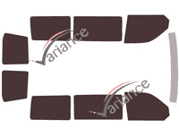Tinted film kit Volkswagen Transporter T6 (6) Short 6-door (since 2015) Tinted film kit Volkswagen Transporter T6 (6) Short 6-door (since 2015)