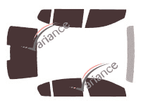 Acura RLX Tinted Film Kit (1) 4-door sedan (2013 - 2020) Acura RLX Tinted Film Kit (1) 4-door sedan (2013 - 2020)