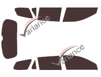 Acura TSX (2) Sport Wagon 5-door Tinted Film Kit (2008 - 2017) Acura TSX (2) Sport Wagon 5-door Tinted Film Kit (2008 - 2017)