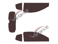 Tinted film kit Aixam City (2) 3-door (since 2011) Tinted film kit Aixam City (2) 3-door (since 2011)