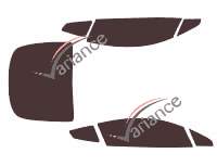Aston Martin Vantage (1) V8 2-door Coupe (2005 - 2018) Tinted Film Kit Aston Martin Vantage (1) V8 2-door Coupe (2005 - 2018) Tinted Film Kit