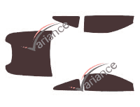 Aston Martin Vanquish Coupe 2 door tinted film kit (2001 - 2007) Aston Martin Vanquish Coupe 2 door tinted film kit (2001 - 2007)