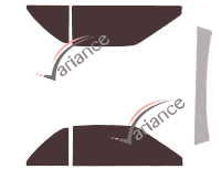 Kit getönte Folie Audi 80 & 90 (1) Cabriolet 2 Türen (1991 - 2000) Kit getönte Folie Audi 80 & 90 (1) Cabriolet 2 Türen (1991 - 2000)