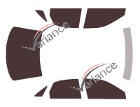 Audi A tinted film kit4 (1) Sedan 4 doors (1994 - 2001) Audi A tinted film kit4 (1) Sedan 4 doors (1994 - 2001)