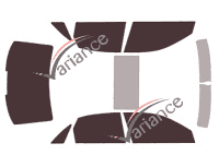 Audi A tinted film kit4 (3) Sedan 4 doors (2005 - 2008) Audi A tinted film kit4 (3) Sedan 4 doors (2005 - 2008)