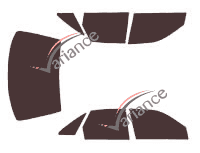 Audi A tinted film kit6 (1) Sedan 4 doors (1994 - 1997) Audi A tinted film kit6 (1) Sedan 4 doors (1994 - 1997)