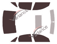 Audi A tinted film kit6 (4) Sedan 4 doors (2011 - 2018) Audi A tinted film kit6 (4) Sedan 4 doors (2011 - 2018)