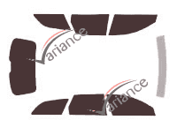 Audi A tinted film kit6 (3) Avant Estate 5 portes (2005 - 2011) Audi A tinted film kit6 (3) Avant Estate 5 portes (2005 - 2011)