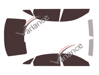 Audi A8 (4) Long Sedan 4 door tinted film kit (since 2018) Audi A8 (4) Long Sedan 4 door tinted film kit (since 2018)