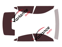 Kit film teinté Audi E-Tron (1) GT Berline 4 portes (depuis 2020)