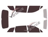 Audi Q7 (2) 5-door tinted film kit (since 2015) Audi Q7 (2) 5-door tinted film kit (since 2015)