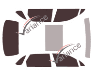 Bentley Bentayga (1) 5-door tinted film kit (since 2016) Bentley Bentayga (1) 5-door tinted film kit (since 2016)