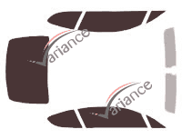 Bentley Continental (1) GT Coupe 2 doors (2010 - 2017) tinted film kit Bentley Continental (1) GT Coupe 2 doors (2010 - 2017) tinted film kit