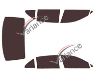 Tinted film kit Bentley Flying Spur (2) 4-door saloon (from 2020) Tinted film kit Bentley Flying Spur (2) 4-door saloon (from 2020)