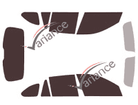 Tinted film kit Bmw X1 / iX1 (2) 5-door (2015 - 2022) Tinted film kit Bmw X1 / iX1 (2) 5-door (2015 - 2022)