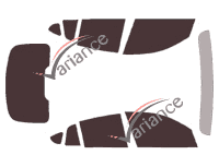 Tinted film kit Bmw X4 (1) 5 doors (2014 - 2018) Tinted film kit Bmw X4 (1) 5 doors (2014 - 2018)