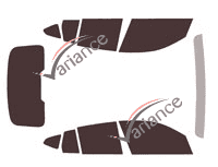 Tinted film kit Bmw X4 (2) 5 doors (since 2018) Tinted film kit Bmw X4 (2) 5 doors (since 2018)