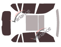 Tinted film kit Bmw X5 (3) 5 doors (2013 - 2018) Tinted film kit Bmw X5 (3) 5 doors (2013 - 2018)