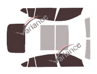 Tinted film kit Bmw Serie 5 / i5 (7) Gran Tourismo 5-door (2009 - 2017) Tinted film kit Bmw Serie 5 / i5 (7) Gran Tourismo 5-door (2009 - 2017)